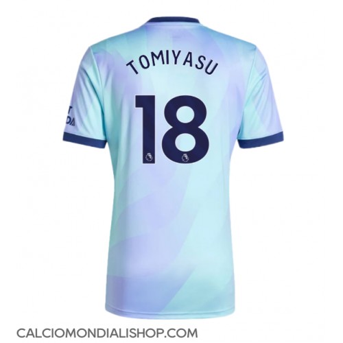 Maglie da calcio Arsenal Takehiro Tomiyasu #18 Terza Maglia 2024-25 Manica Corta